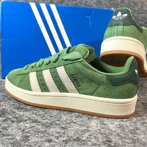 adidas Campus 00s W Green Suede Low Top Sneakers Shoes Women Size 6 NEW